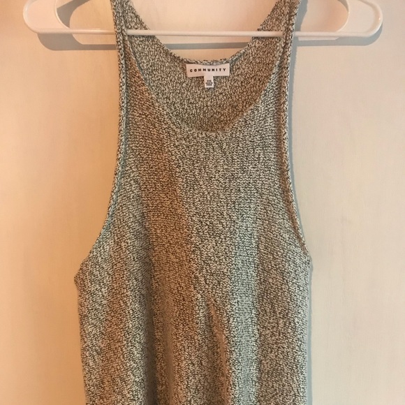 Black and White Knit Top - Picture 1 of 3